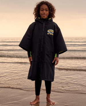 Misty Kids Waterproof Beach Parka - Black
