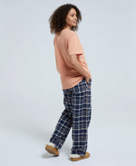 Driftoff Womens Organic Check Pyjamas - Pink