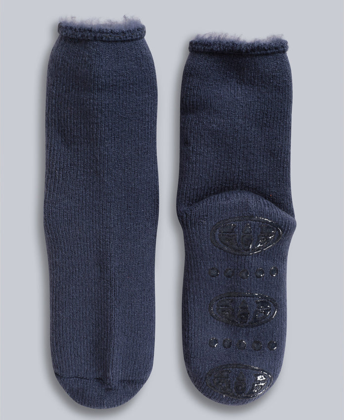 Cosy Womens Recycled Thermal Socks - Navy