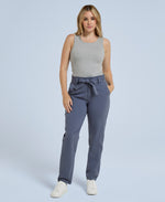 Loren Womens Organic Trousers - Navy