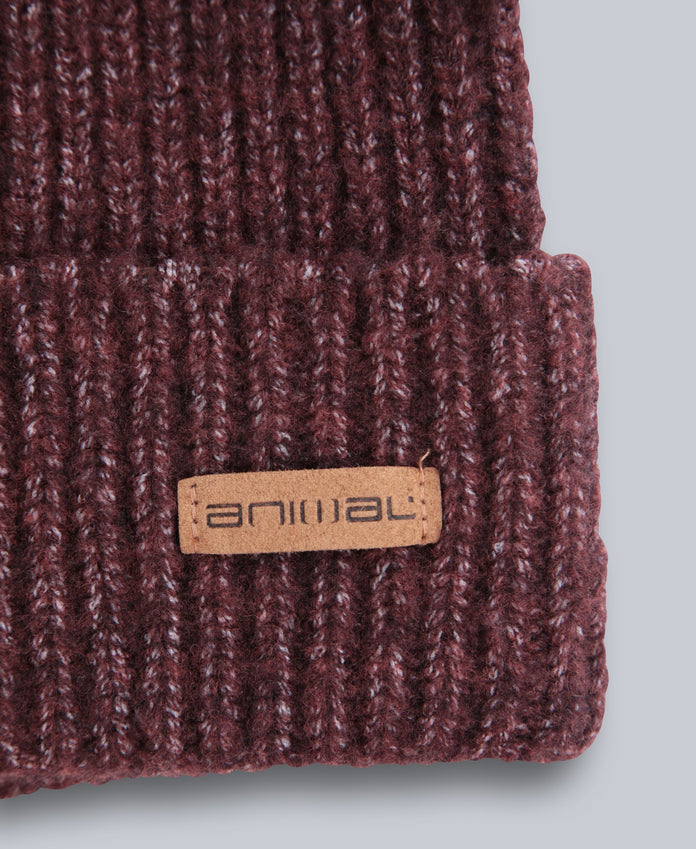Codi Mens Knit Beanie - Dark Brown