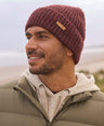Codi Mens Knit Beanie - Dark Brown