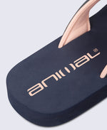 Marti Womens Flip-Flops - Navy