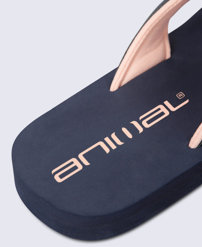Marti Womens Flip-Flops - Navy
