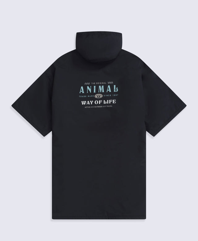 Misty Mens Fleece Lined Changing Robe - Dark Grey