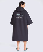 Misty Mens Fleece Lined Changing Robe - Dark Grey