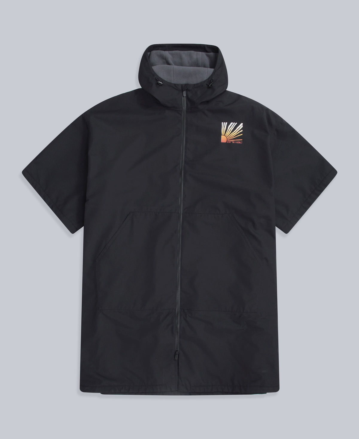 Misty Mens Fleece Lined Changing Robe - Jet Black