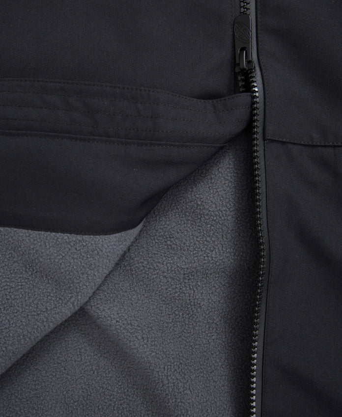 Misty Mens Fleece Lined Changing Robe - Jet Black