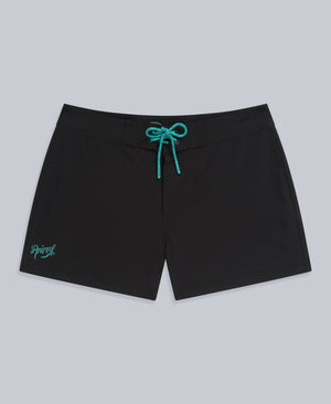 Aurora Womens Mini Boardshorts - Jet Black