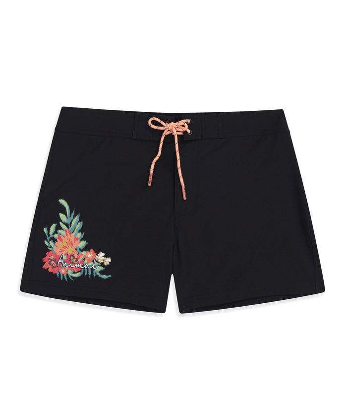 Aurora Womens Mini Boardshorts - Rust