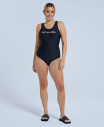 Zaley Womens Core Swimsuit - Navy