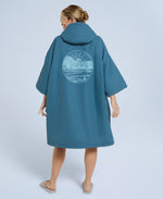 Misty Womens Recycled Fleece Lined Parka - Dark Blue