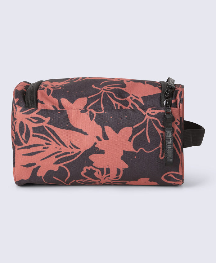 Printed Wash Bag - Rust