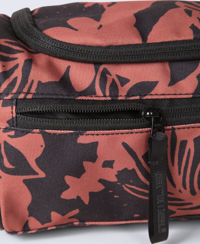 Printed Wash Bag - Rust