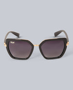 Olive Womens Recycled Polarised Sunglasses - Black