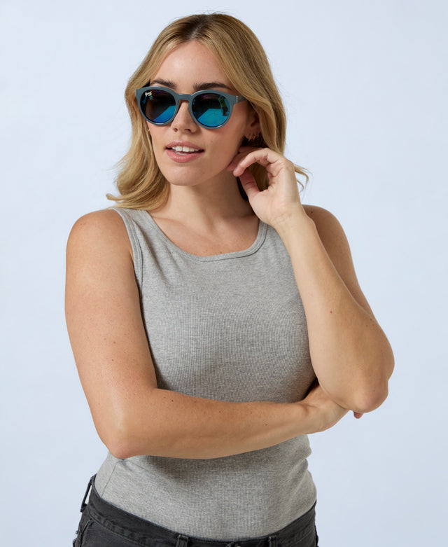 Alina Womens Recycled Polarised Sunglasses - Corn Blue