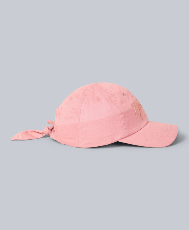 Kids Tie Back Organic Cap - Pink