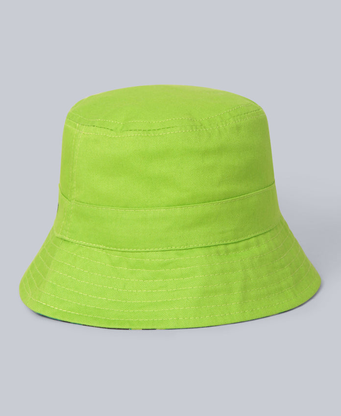 Reversible Kids Bucket Hat - Bright Green