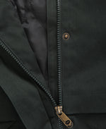 Padstow Womens Organic Cotton Jacket - Dark Green