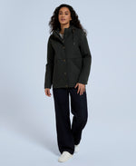 Padstow Womens Cotton Jacket - Dark Green