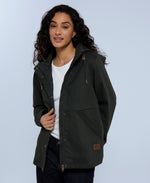Padstow Womens Cotton Jacket - Dark Green