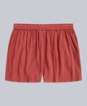 Ria Womens Beach Shorts - Rust