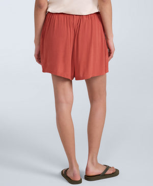 Ria Womens Beach Shorts - Rust