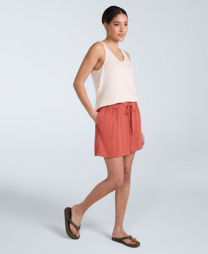Ria Womens Beach Shorts - Rust