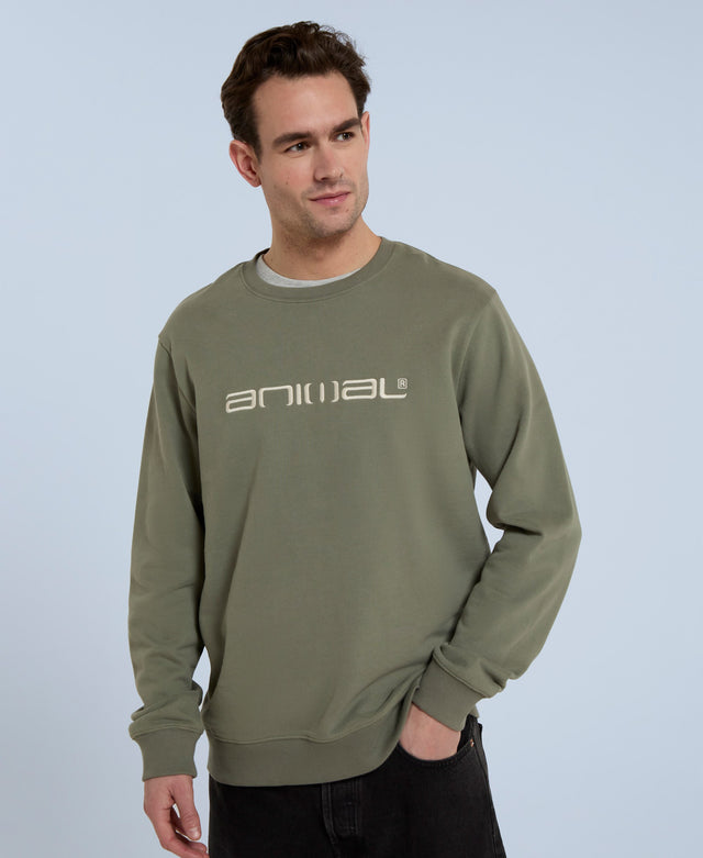 Driver Mens Organic Sweatshirt - Khaki