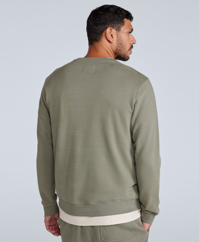 Driver Mens Sweatshirt - Khaki