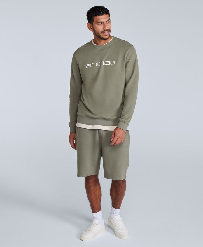 Driver Mens Sweatshirt - Khaki