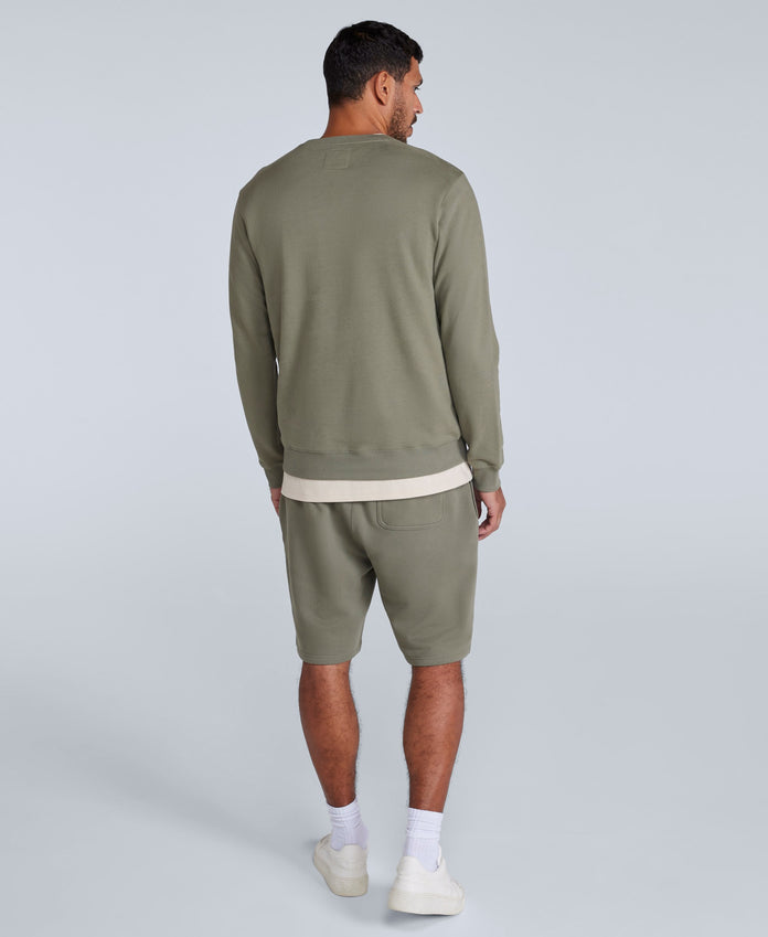 Driver Mens Sweatshirt - Khaki