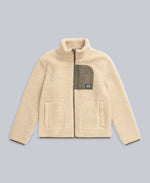 Hennie Womens Recycled Borg Jacket - Off White