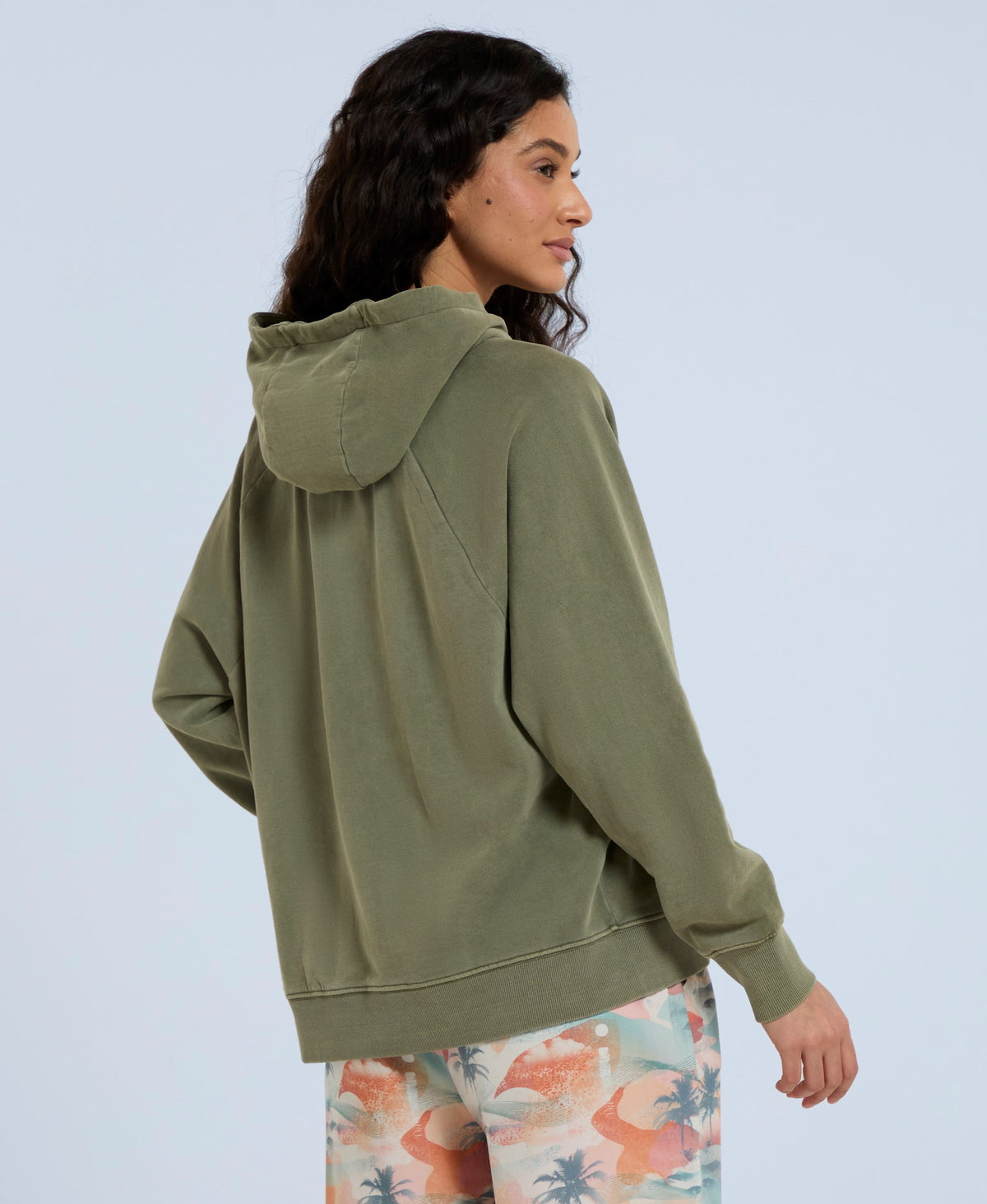 Kaya Womens Hoodie - Dark Green