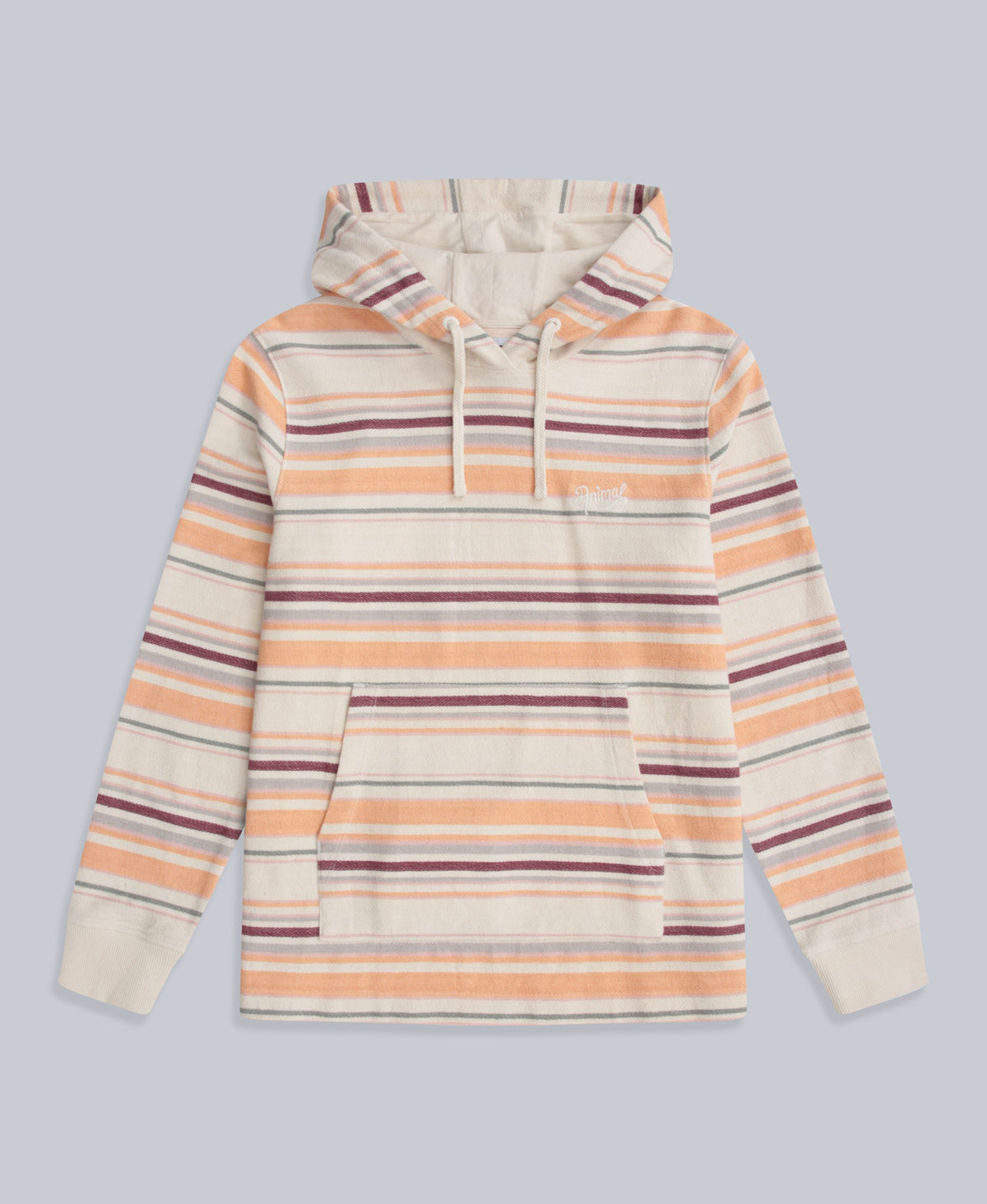 Lila Womens Beach Hoodie - Coral