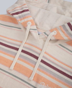 Lila Womens Beach Hoodie - Coral