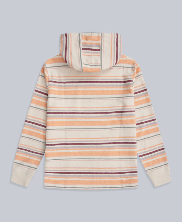 Lila Womens Beach Hoodie - Light Pink