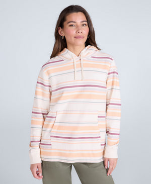 Lila Womens Beach Hoodie - Light Pink