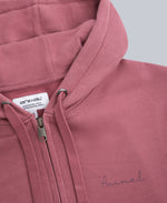 Maya Womens Full-Zip Hoodie - Dusky Purple