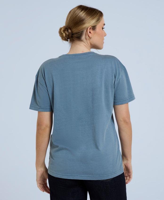 Leena Womens Organic T-Shirt - Corn Blue