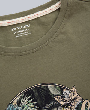 Canopy Carina Womens T-Shirt - Khaki