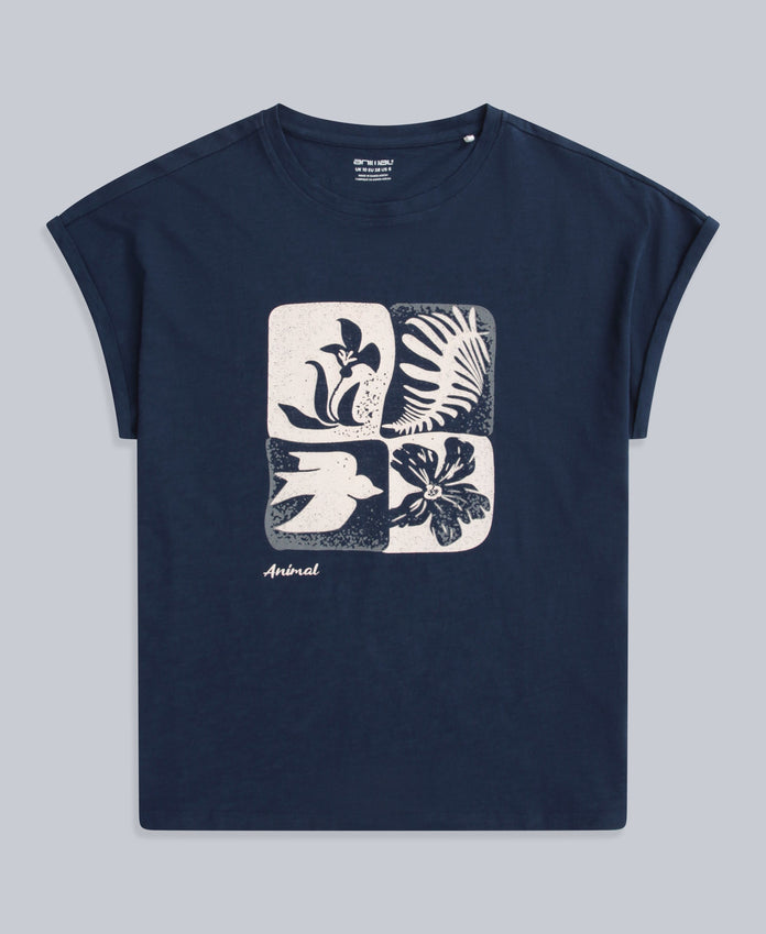 Holly Womens Logo T-Shirt - Dark Blue
