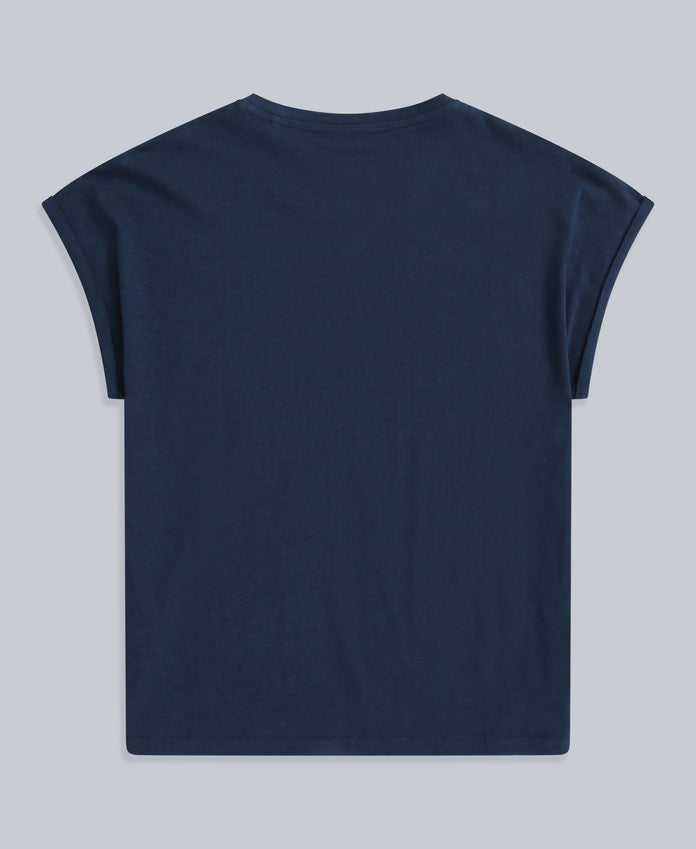 Holly Womens Logo T-Shirt - Dark Blue