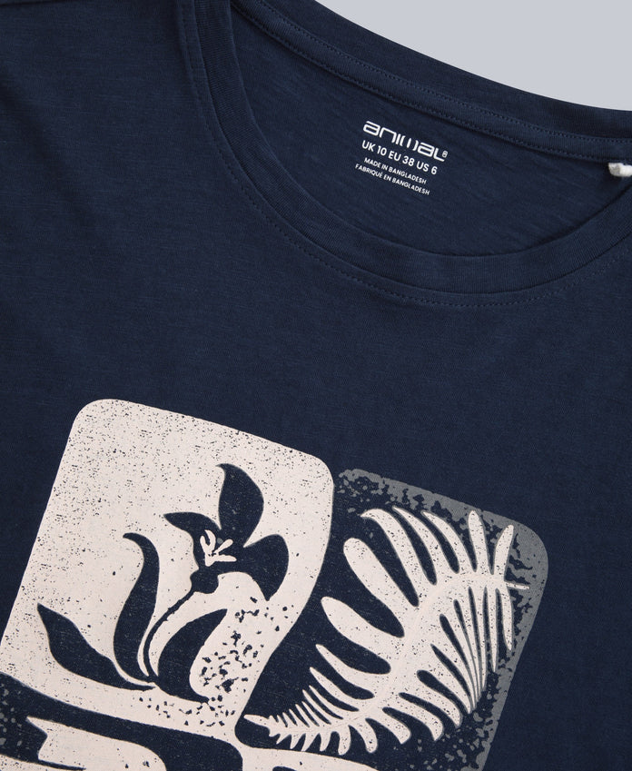 Holly Womens Logo T-Shirt - Dark Blue