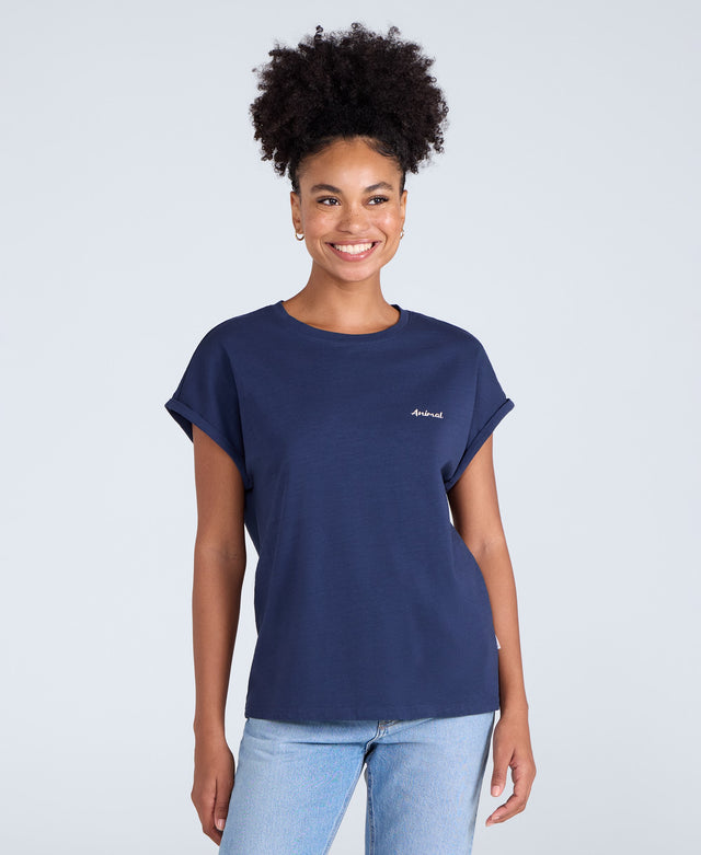 Holly Womens Logo T-Shirt - Dark Blue