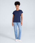 Holly Womens Logo T-Shirt - Dark Blue