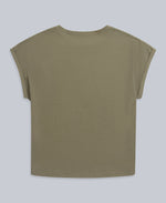Holly Womens Logo T-Shirt - Khaki