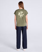 Holly Womens Logo T-Shirt - Khaki