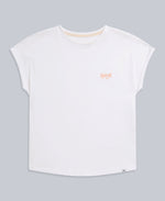 Holly Womens Organic Logo T-Shirt - White