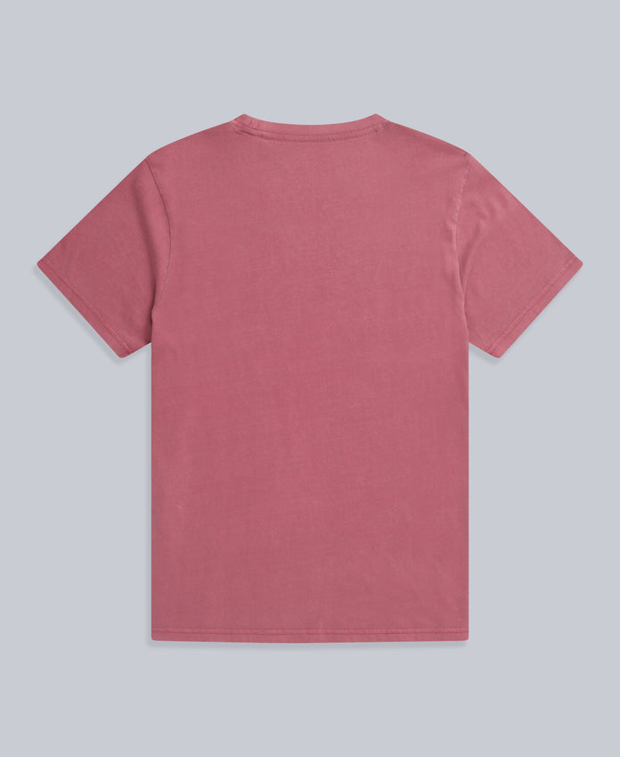 Jacob Mens Organic Front Graphic Tee - Berry